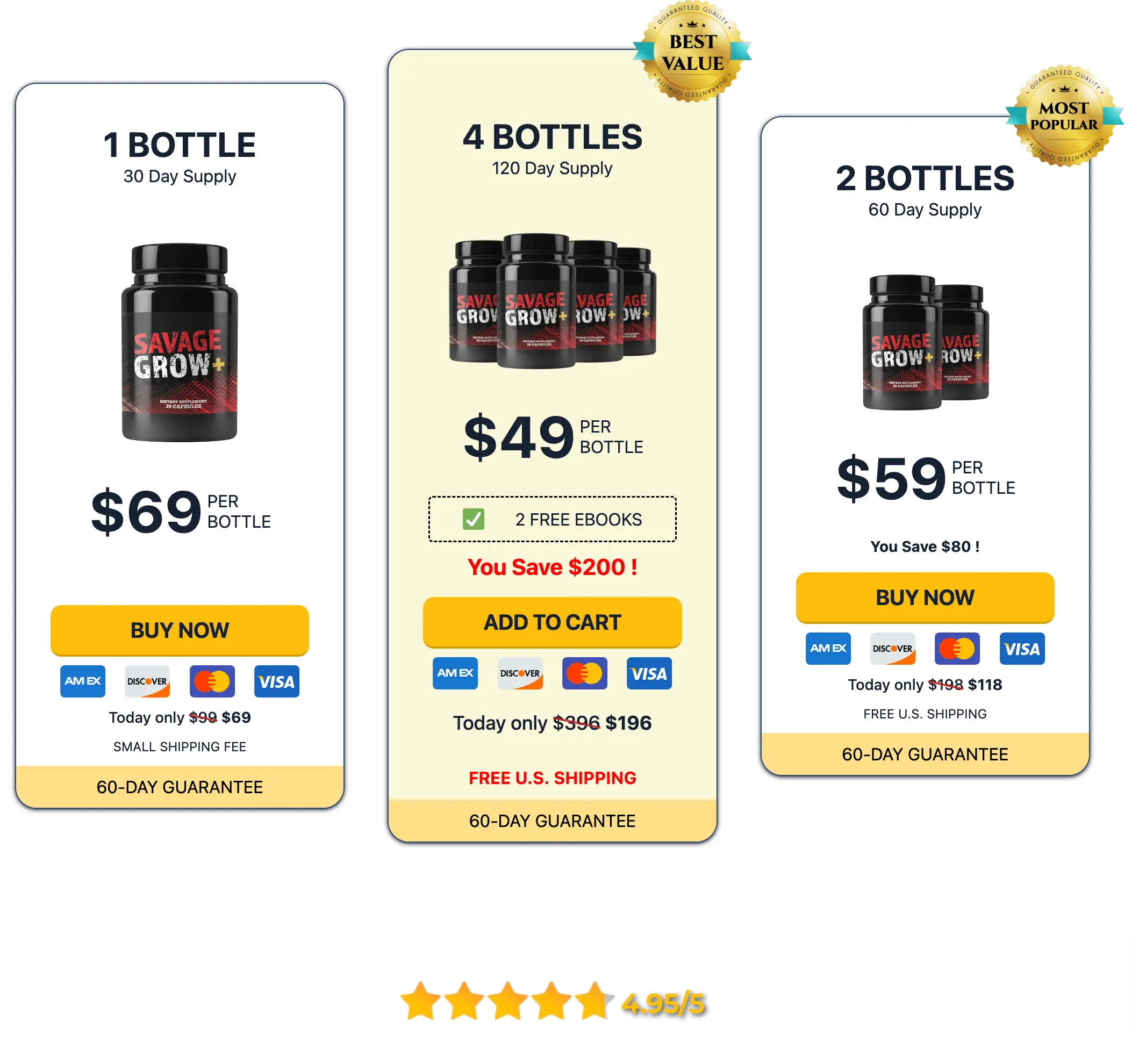 buy Savage Grow Plus official website
